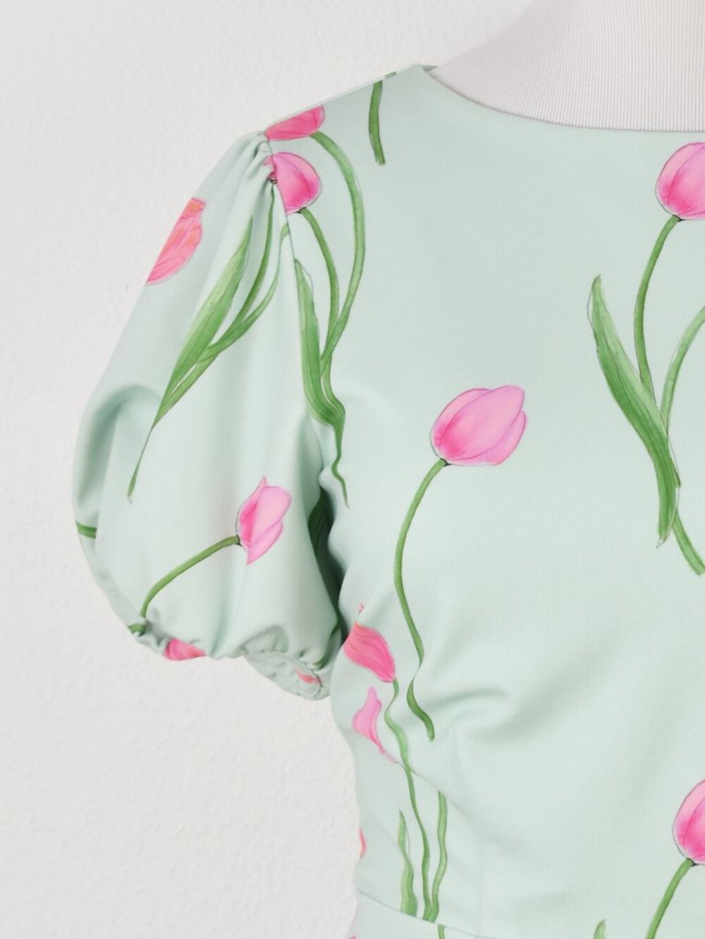 Alexia Admor Odette Tulip Print Midi Sheath Dress - XL - Picture 3 of 10